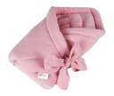 BabyLux Einschlagdecke Musselin Rosa Babyhörnchen Bild 1