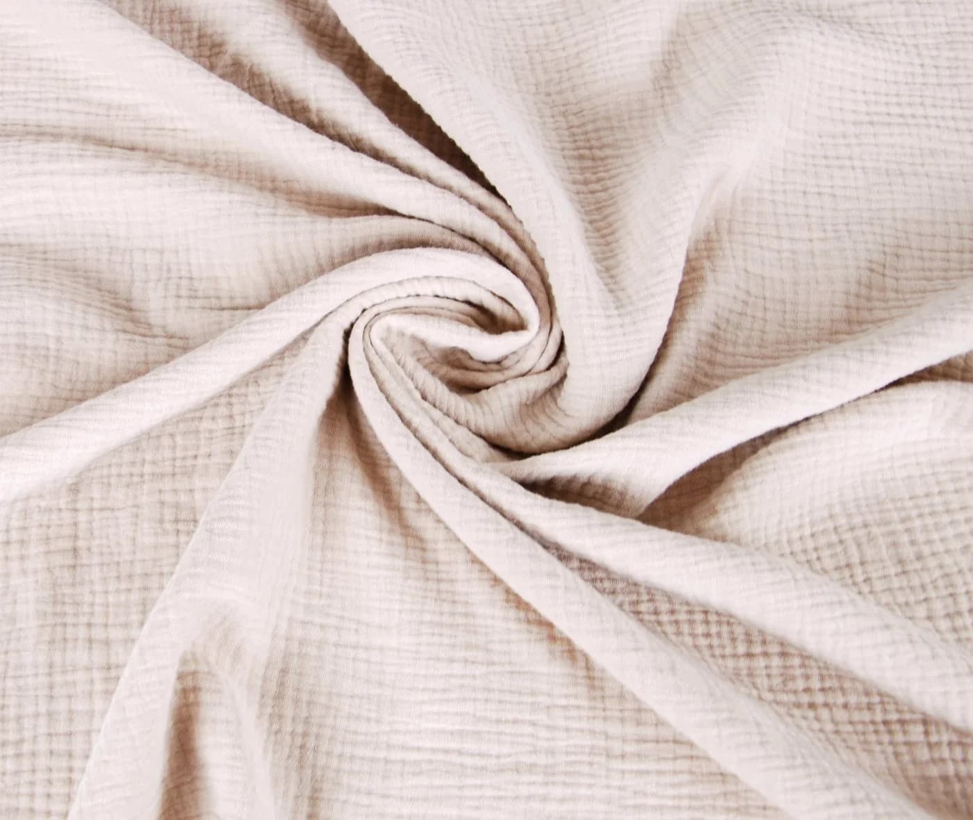 BabyLux Musselin Decke mit Kissen 75x100cm Beige - Bild 4