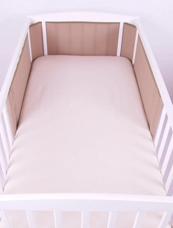 BabyLux Nestchen AIR Bettumrandung Atmungsaktiv Beige - Bild 3