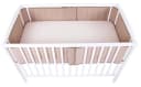 BabyLux Nestchen AIR Bettumrandung Atmungsaktiv Beige Bild 5