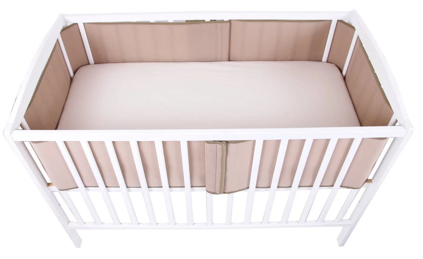 BabyLux Nestchen AIR Bettumrandung Atmungsaktiv Beige - Bild 5