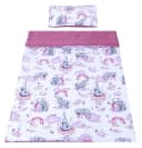 BabyLux Kinderdecke Rosa Minky Plüsch 100x150 cm mit Elefanten Motiv Bild 3
