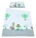BabyLux Babybettwäsche 2-tlg. 90x120cm Grün Eule Motiv Bild 1