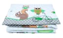 BabyLux Babybettwäsche 2-tlg. 90x120cm Grün Eule Motiv Bild 3