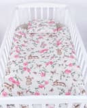 BabyLux Babydecke Minky Kuscheldecke mit Kissen Bild 1
