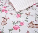 BabyLux Babydecke Minky Kuscheldecke mit Kissen Bild 4