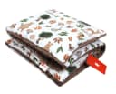BabyLux Babydecke Minky 2Set Braun + Wald 75x60cm Bild 3