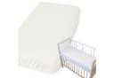 BabyLux Spannbettlaken für Beistellbett 50x90 cm Musselin Bettlaken mit Gummizug Bild 1