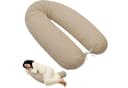 EMI & SAM Stillkissen 170cm Baumwolle Seitenschläferkissen Beige Bild 2