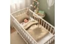 Babydecke BOUCLÉ 60x75 cm Winter Babydecke für Kinderwagen & Bett Weich, Warm DB, BabyLux, Beige Bild 2