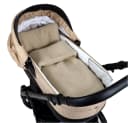 Babydecke BOUCLÉ 60x75 cm Winter Babydecke für Kinderwagen & Bett Weich, Warm DB, BabyLux, Beige Bild 4