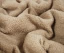 Babydecke BOUCLÉ 60x75 cm Winter Babydecke für Kinderwagen & Bett Weich, Warm DB, BabyLux, Beige Bild 5