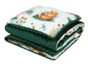 BabyLux Babydecke Minky Kuscheldecke 75x100 cm + Kissen Grün Capybara Bild 5