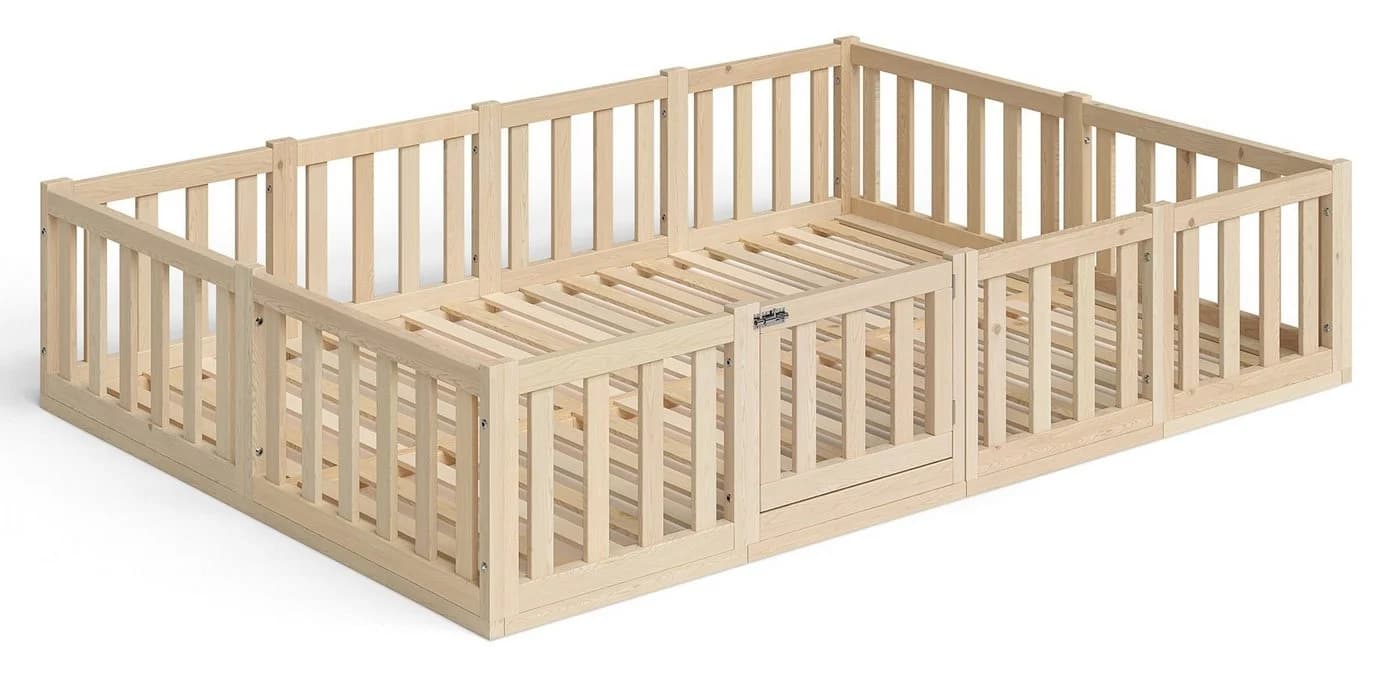 Bellabino Kinderbett Tapi Bodenbett Kiefer Massivholz