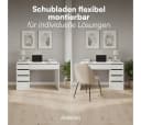 Bellamio Schreibtisch Nore Weiß mit Schubladen Bild 5