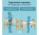 Bellabino Kinderschreibtisch Campo höhenverstellbar weiß/natur Bild 4
