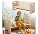Bellabino Kindersitzgruppe Aki 3 Sitzhöhen Natur Unbehandelt Bild 2