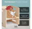 Bellabino Kindersitzgruppe Aki 2x Stuhl 3 Höhen Unbehandelt Birke Bild 4