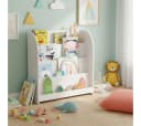 Bellabino Kinderregal Baru Weiß 4 Fächer Spielzeugregal Bild 1
