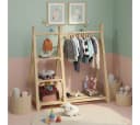 Bellabino Kleiderständer Ryck Tipi-Design Massivholz Kinder Bild 2