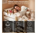 Bellabino Hochbett Aspy mit Schubladen und Rausfallschutz Weiß Bild 1
