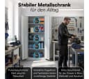 STEELSØN Aktenschrank Regulus Stahl Grau abschließbar Bild 3
