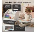 Bellabino Kinderregal Towy mit Rollen und Geheimfach Weiß Bild 5