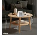 skølm Couchtisch Mjölnir Eiche Massivholz Natur Geölt Bild 5