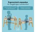 Bellabino Kinderschreibtisch Campo höhenverstellbar blau/Weiß Bild 4