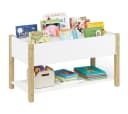 Bellabino Kinderregal Teme Weiß/Natur mit 4 Fächern und Ablage Bild 2