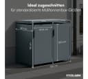 STEELSØN Mülltonnenbox Thoria 240L Anthrazit Stahl Bild 4