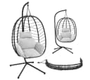 STEELSØN Hängesessel Alarian höhenverstellbar faltbar Polyrattan Bild 2