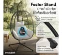 STEELSØN Hängesessel Alarian höhenverstellbar faltbar Polyrattan Bild 3