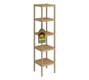 Bellamio Badregal Newa Bambus 5 Ebenen Standregal Lackiert Bild 2