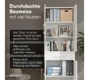 Bellamio Mehrzweckschrank Apol Weiß mit 6 Fächern & 1 Schublade Bild 4