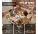 Bellabino Kindersitzgruppe Inny Outdoor-Bank aus Holz, unbehandelt Bild 4