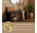 Bellamio Bank Sava Bambus Schwarz Bild 1