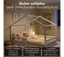 Bellabino Hausbett Abia mit Matratze und Rausfallschutz Weiß Bild 4