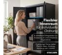 STEELSØN Aktenschrank Regulus Stahl abschließbar Schwarz Bild 4