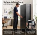 STEELSØN Aktenschrank Regulus Stahl abschließbar Schwarz Bild 5