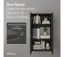 Bellamio Mehrzweckschrank Ais Push-to-Open Anthrazitschwarz Bild 4