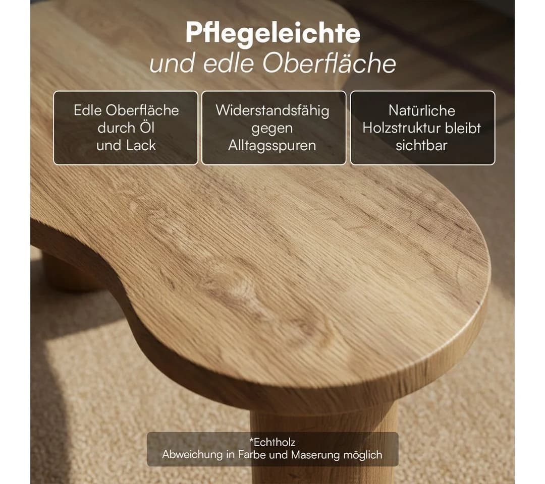 skølm Couchtisch Mani Eichenoptik 100x55 cm - Bild 4