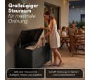 STEELSØN Aufbewahrungsbox Serion Gartenkiste Polyrattan Schwarz Bild 3