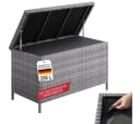 STEELSØN Aufbewahrungsbox Serion grau aus Polyrattan mit Metallgestell Bild 2