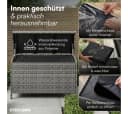 STEELSØN Aufbewahrungsbox Serion grau aus Polyrattan mit Metallgestell Bild 5