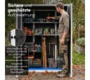 STEELSØN Gerätehaus Novara Dunkelgrau mit Pultdach Bild 3