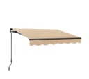 STEELSØN Gelenkarmmarkise Kestria Beige Aluminium-Kassette Kurbel Bild 1