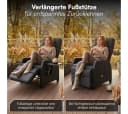 STEELSØN Gartensessel Caelum mit Liegefunktion & Ausklapptisch Schwarz Bild 4