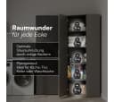 Bellamio Mehrzweckschrank Apol Eckschrank Anthrazitschwarz 1 Tür 5 Fächer Bild 4
