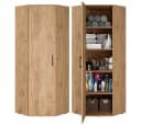 Bellamio Mehrzweckschrank Apol Eichenoptik Eckschrank Bild 2